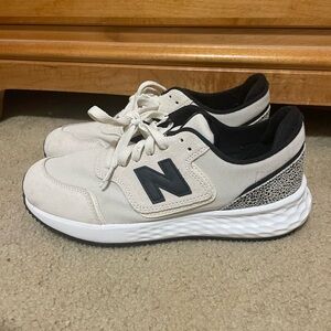 New Balance X70 V1 Performance Kids Running Shoes Tan Turtledove Size 6